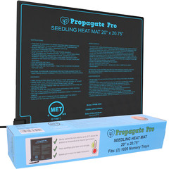 PROPAGATE PRO Seedling Heat Mat 20″x20″ two – Double Nursery Plant Starter Pad