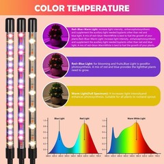 Grow Lights for Indoor Plants,80 LED Plant Lights with Full Spectrum & Red Bl…