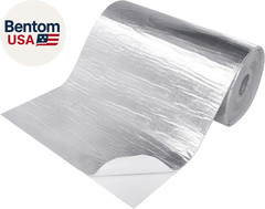 78Mil Heat Shield Aluminum Foil Mat High Temperature 2300℉ Ceramic Fiber Barrier