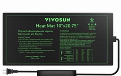 VIVOSUN Seedling Heat Mat Thermostat 10″ x 20.75″ Warm Seed Starter Heating Pad