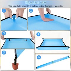 Waterproof Repotting Mat Indoor Plant Potting Tray Square Gardening Gifts