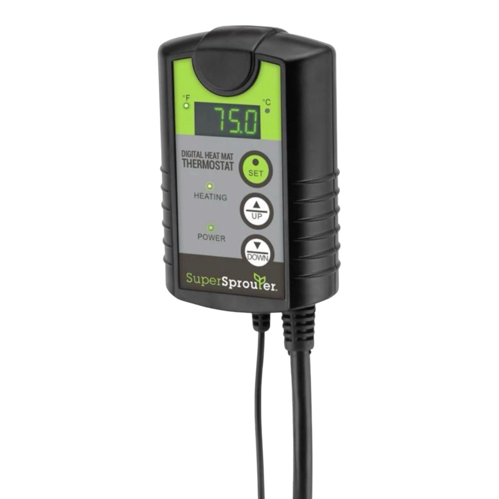 Super Sprouter Digital Heat Mat Thermostat Controller 68-108°F New