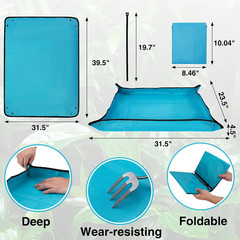 Repotting Mat for Indoor Plant Transplanting | 39.5″ X 31.5″, Thickened Waterpro