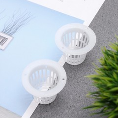 50 Pcs Grow Basket Garden Slotted Mesh Net Cups Aquarium Planter