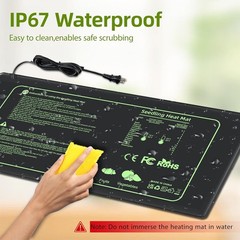 Seedling Heat Mat for Seed Starting, 2 Pack Plant Heat Mats Indoor Germinatio…