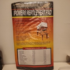 iPower 8 by 12-Inch 16W Reptile Heat Mat, Under Tank Warmer 8″ x 12″