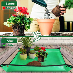 Repotting Mat for Indoor Plant Transplanting and Mess Control 27″x 27″