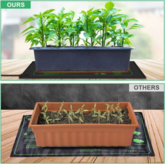 2 Pack 21W Seedling Heat Mat for Seed Starting,10″ X 20.75″ Waterproof Heating P