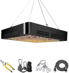 UKKITEK 1000W LED Grow Light with Triple Chips New SMD LED,Full Black