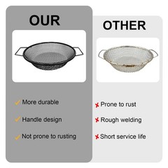 2PCS Soil Sifter for Gardening, Rock Sifter for 5 Gallon Bucket,Compost Sifte…