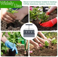Soil Block Maker 2 Inch Seedling Tool Garden Soil Blocking Tool