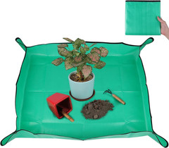 Large Plant Repotting Mat, Waterproof Repotting Tray for Indoor Plants Potting S