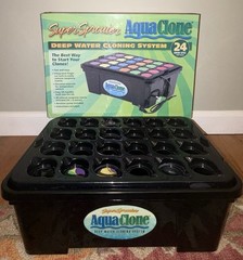 Super Sprouter Aqua Clone 24-Site Deep Water Cloning System Plant Propagation