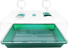 Propagator with Humidity Vents Domes,Heavy Duty Growing Tray Mini Greenhouse for