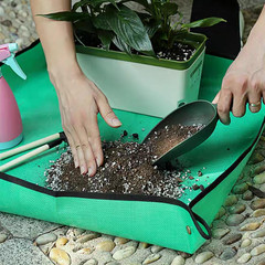Potting Mat for Indoor Plant Transplanting, 29.5″ X29.5″ Waterproof Repotting Ma