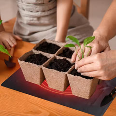 USB Seedling Heat Mat 8.5W 5V 2A Warm Propagation Pad Seed Germination Indoor P