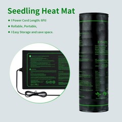 2PK Seedling Heat Mat – Waterproof Hydroponic Heating Pad for Indoor Gardening &