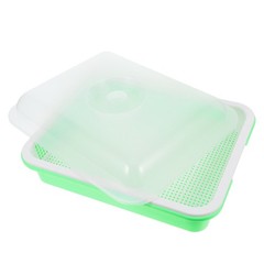 Insulated Germination Tray Vegetable with Lid Nursery Starter Supply