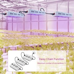 NAILGIRLS LED Grow Light, 600W Lamp for Indoor Plants Full White