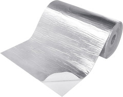 78Mil Heat Shield Aluminum Foil Mat High Temperature 2300℉ Ceramic Fiber Barrier