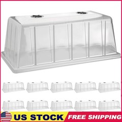 Extra Tall Humidity Domes Seedlings Dual Vents Greenhouse Propagation Trays New