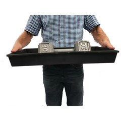 10 In. X 20 In. Extra-Strength Quad Seed Starter Propagation Tray