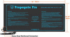 PROPAGATE PRO Seedling Heat Mat 48″x20″ Seed Starter Pad Germination Clone 4′
