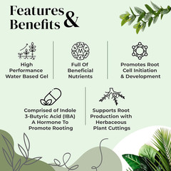 Clonex Rooting Gel – High-Performance Rooting Compound for Plant Cuttings, Conta