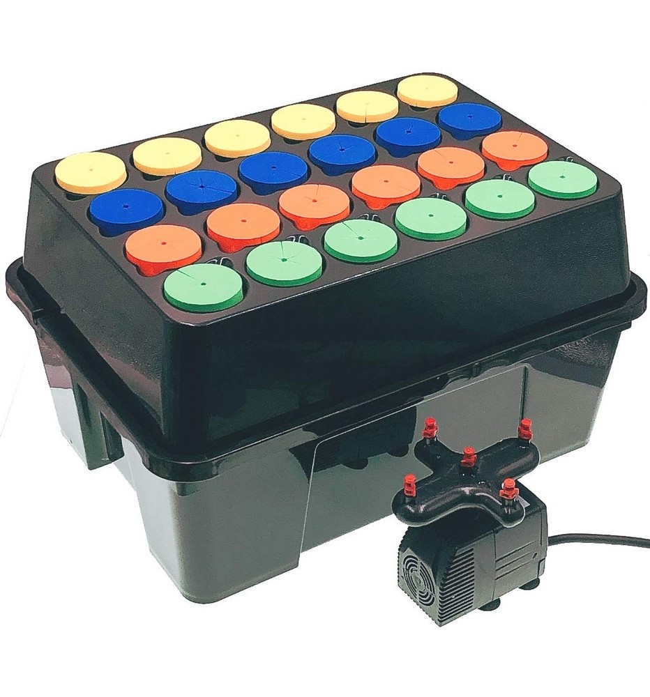 HORTIPOTS Aeroponic Cloner Machine 24 Site for Cuttings Rooting Using 2 inch …