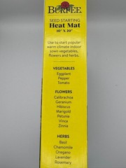 Heat Mat 10” X 20” 17.5 Watts 120 Volt by Burpee Seed Starting Plug In NIB NEW