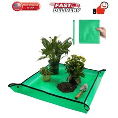 Repotting Mat for Indoor Plant Transplanting Control Mess, 26.8″X26.8″ Waterp…