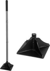 Steel Tamper with 48 Inch Handle 8″X8″ Garden Tamper with Rubber Grip All-Steel
