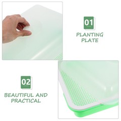 Vegetable Sprouting Container Garden Tray Microgreens Growing Trays