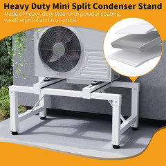 Pre-Assembled Mini Split Ground Stand for 9000-36000Btu,Adjustable Condenser Sta