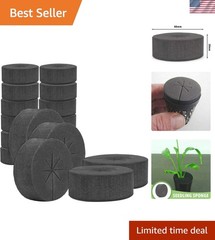 30 Pack Cloning Collars Inserts, Hydroponics Systems Cloning Sponge Fits 2 In…