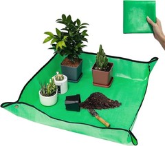 Repotting Mat for Potting Soil Mess Control, 26.8″ Plant Garden Mat | Waterproof