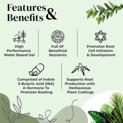 Clonex Rooting Gel High Performance Rooting Compound for Plant Cuttings Contains