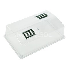 Propagator 37.5x24x19 cm – Seed starter tray cover dome grow kit – 15″ x 9 1/2″