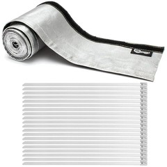 Aluminized Heat Shield Tube for Extreme Heat Protection