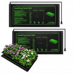 Graphene Heating Mats for Seedling Trays 20W Waterproof Germination Pads