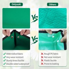 Extra Large Repotting Mat Indoor Plant Transplanting Dirt Control Tray