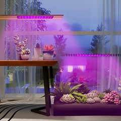 Grow Light for Indoor Plants, USB LED 28 cm x 6 x 0.55 cm, 100pink 20blue