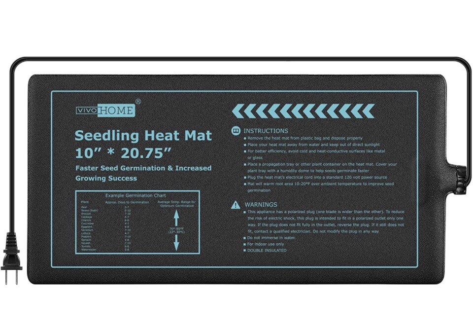 20W Waterproof Seedling Heat Mat Starting Propagation And Increase Germination