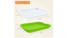 5pk Seed Sprouter Tray BPA Free Soil Free Microgreens Wheatgrass Mung Bean Indoo