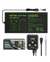 Seedling Heat Mat with Thermostat Controller – 10″ x 20.75″ for Indoor Plant Ger
