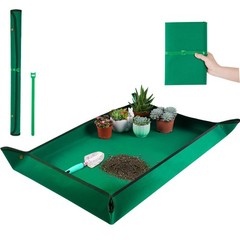 Extra Large Repotting Mat Indoor Plant Transplanting Dirt Control Tray