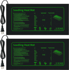 Seedling Heat Mat for Seed Starting,10″ X 20.75″ Waterproof Heating Pad for Indo