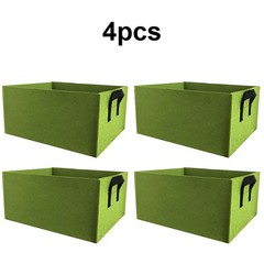 NonWoven Fabric Planting Bags Set of 4Pcs for Indoor Outdoor Gardening