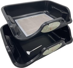 Trim Tray Bin, Bud Trimming Pollen Sieve Sifter, Trimmer Tray