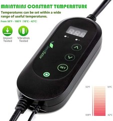 Seedling Heat Mat Seed Germination w/ Thermostat Controller Heating Pad 10″x20″